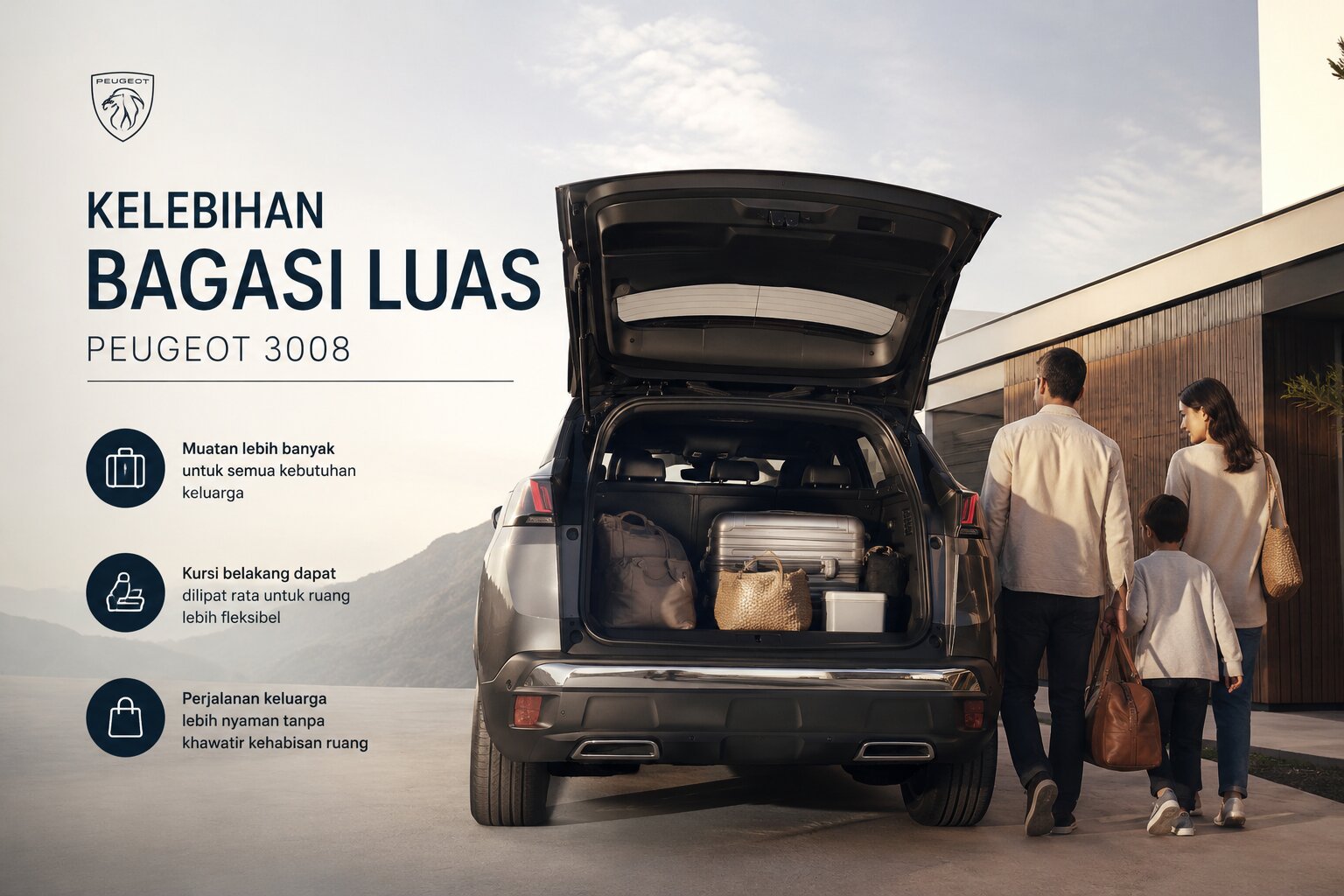 Mengapa Bagasi Peugeot 3008 Menjadi Nilai Tambah untuk Kebutuhan Keluarga