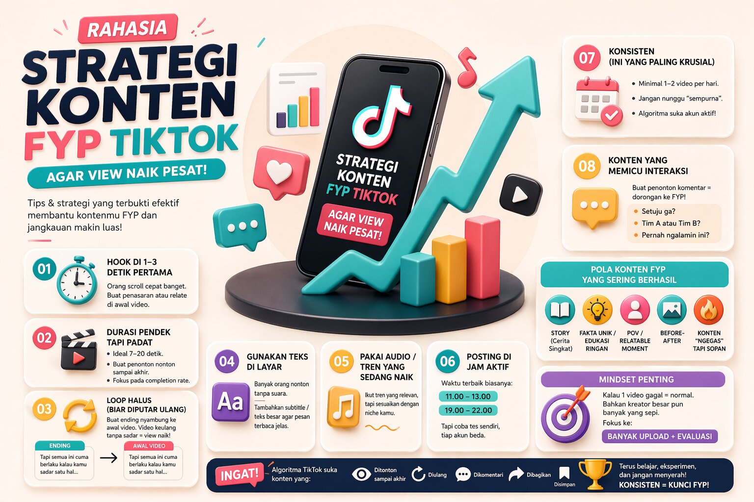 Strategi Meningkatkan Engagement TikTok: Cara Memaksimalkan Like, Komentar, dan Share Secara Organik